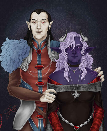 Strahd and Lyca Von Zarovich